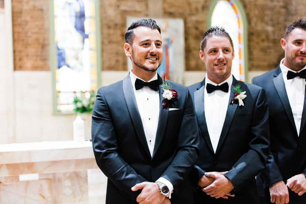 st fiacres leichhardt wedding ceremony