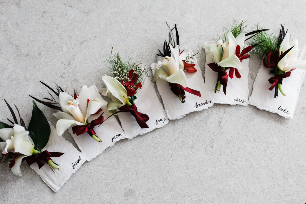 buttonholes sydney wedding florist
