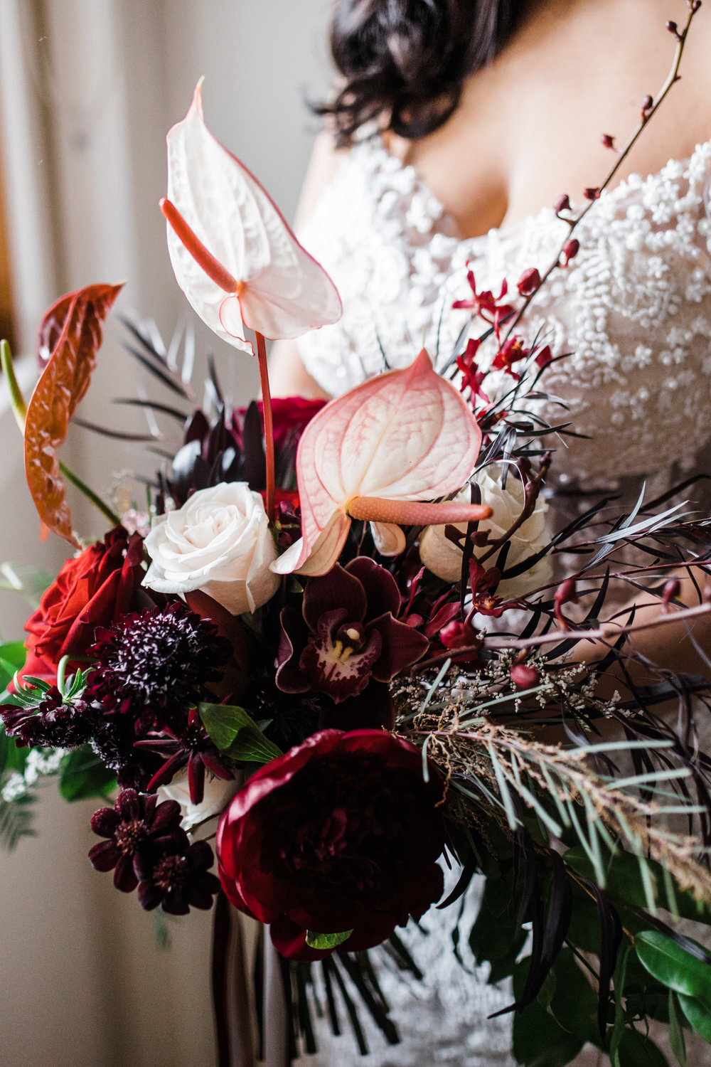 bridal bouquet lush moody sydney florist