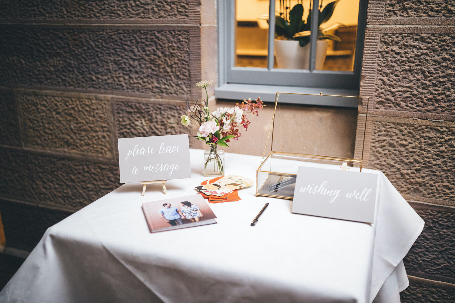 gifting wishing well idea table at sydney wedding