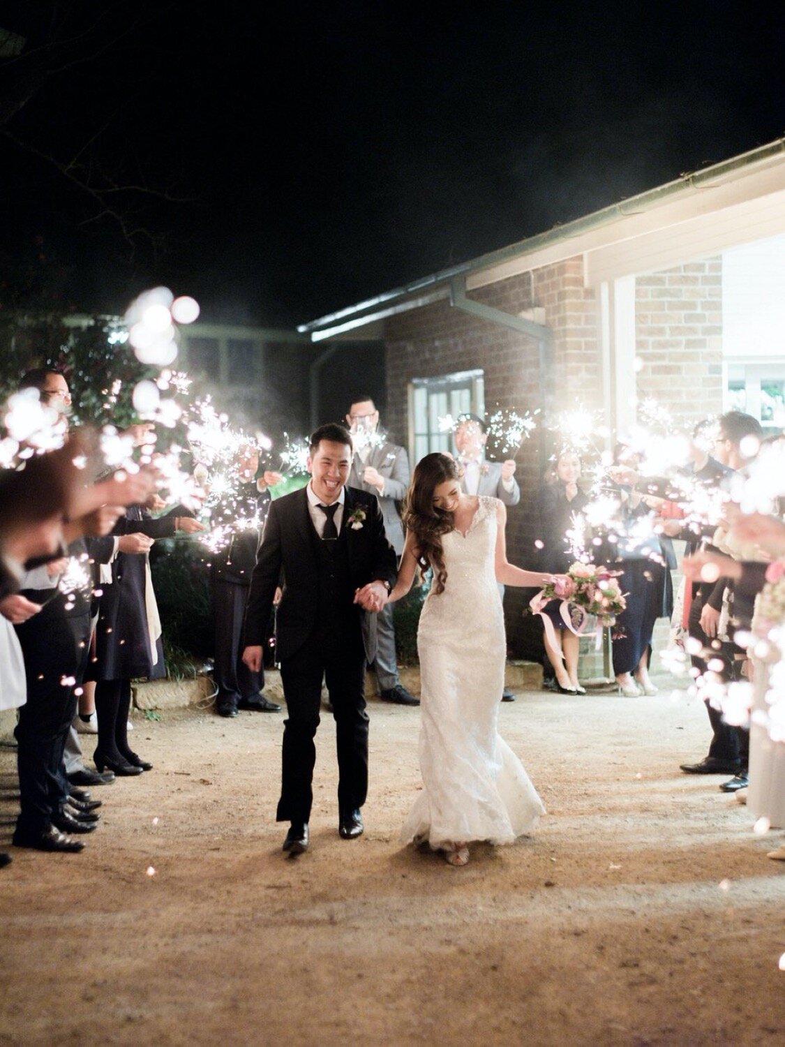 sparklers for wedding reception ending