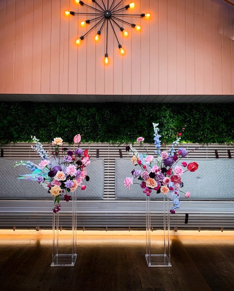 sydney wedding ceremony backdrop modern arch design