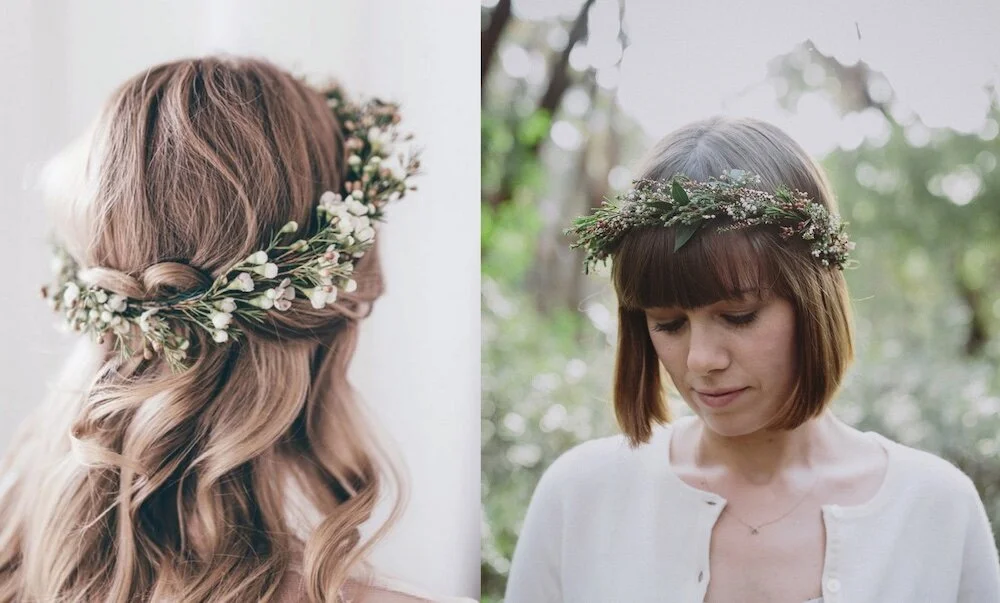 5 Wedding Hairstyles With Flowers As Inspiration