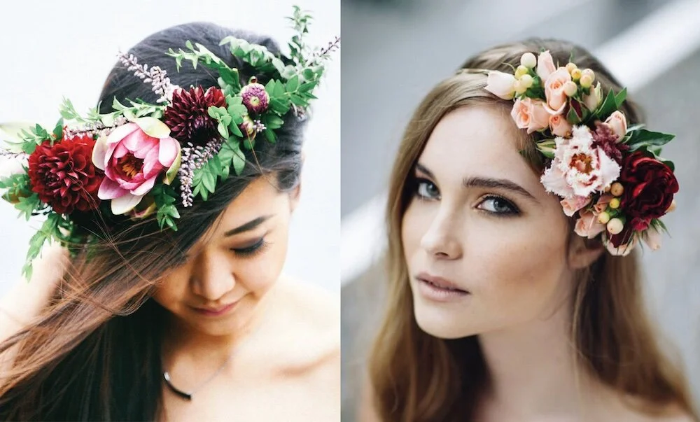 5 Wedding Hairstyles With Flowers As Inspiration