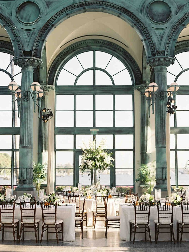 venue ceremony by Jessica Lorren Photography via Martha Stewart Weddings