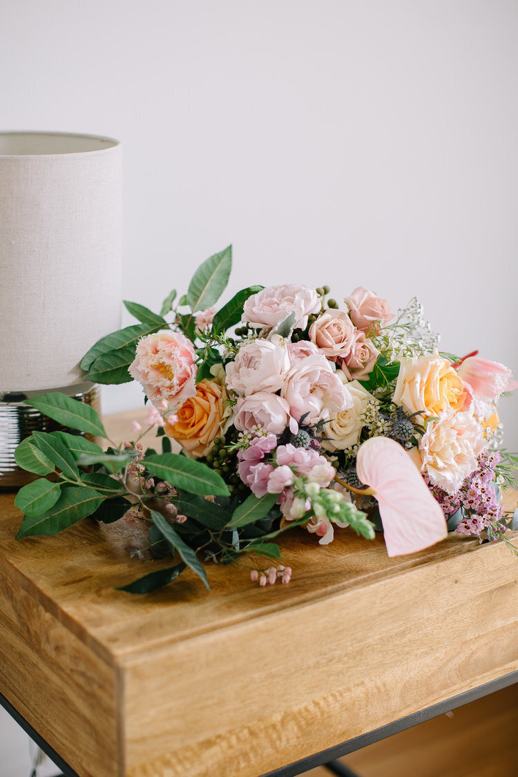 bridal bouquet for wedding at south maroubra slsc horizons
