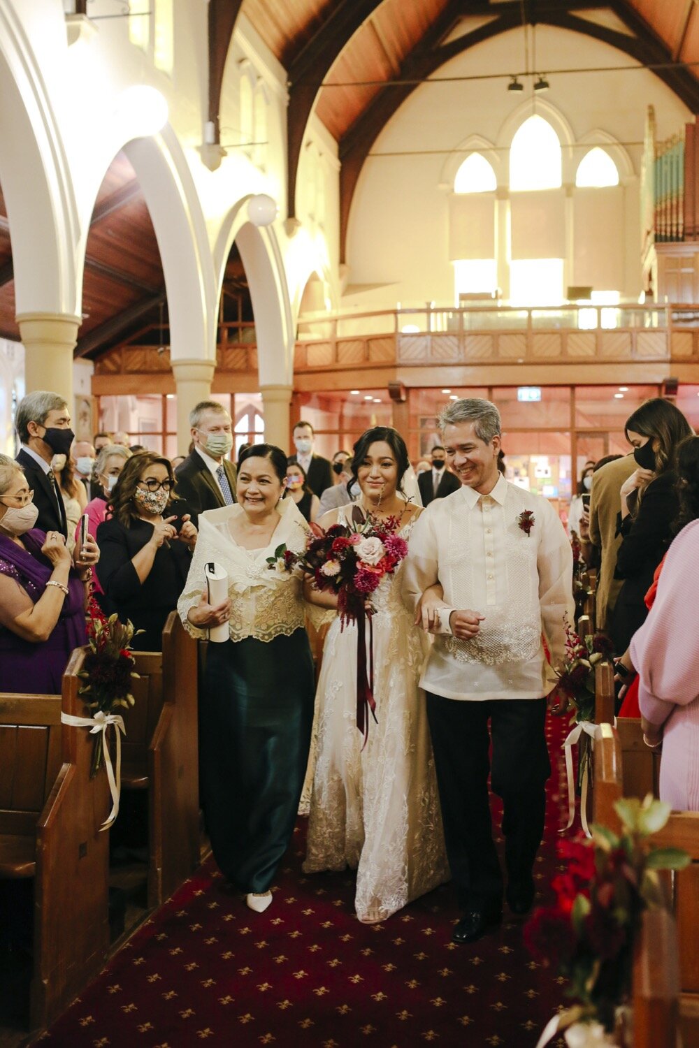 bride florist bouquet lime tree bower sacred heart mosman