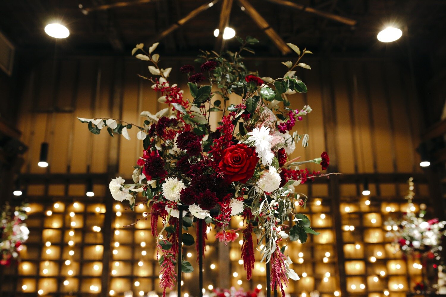 tall arrangement detail ovolo piper room lime tree bower