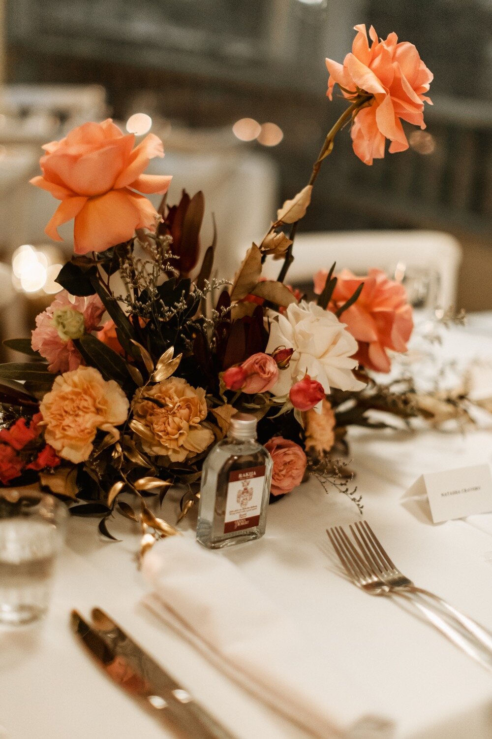 floral arrangement lime tree bower sydney wedding