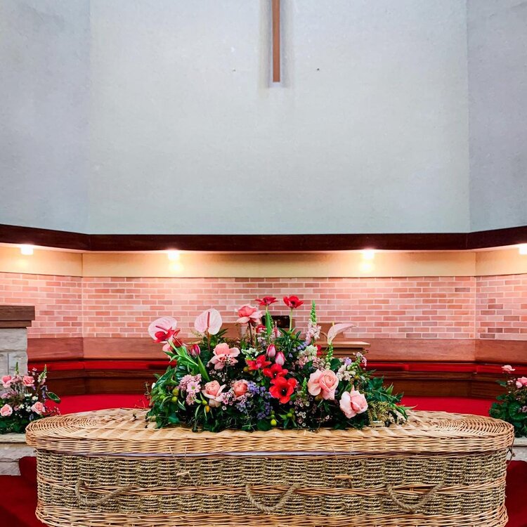 unique funeral casket flowers florist sydney 