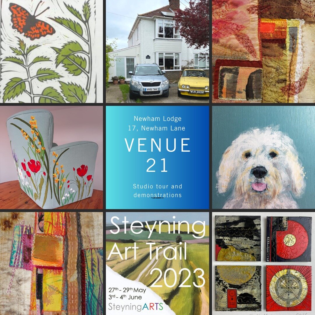 We have started to get going towards the end of the month when Steyning Arts Trail 2023 begins. Save the date for what looks to be a bumper year with lots of local venues and welcoming artists. Venues open from 11am - 4pm each day.

#SteyningArtTrail