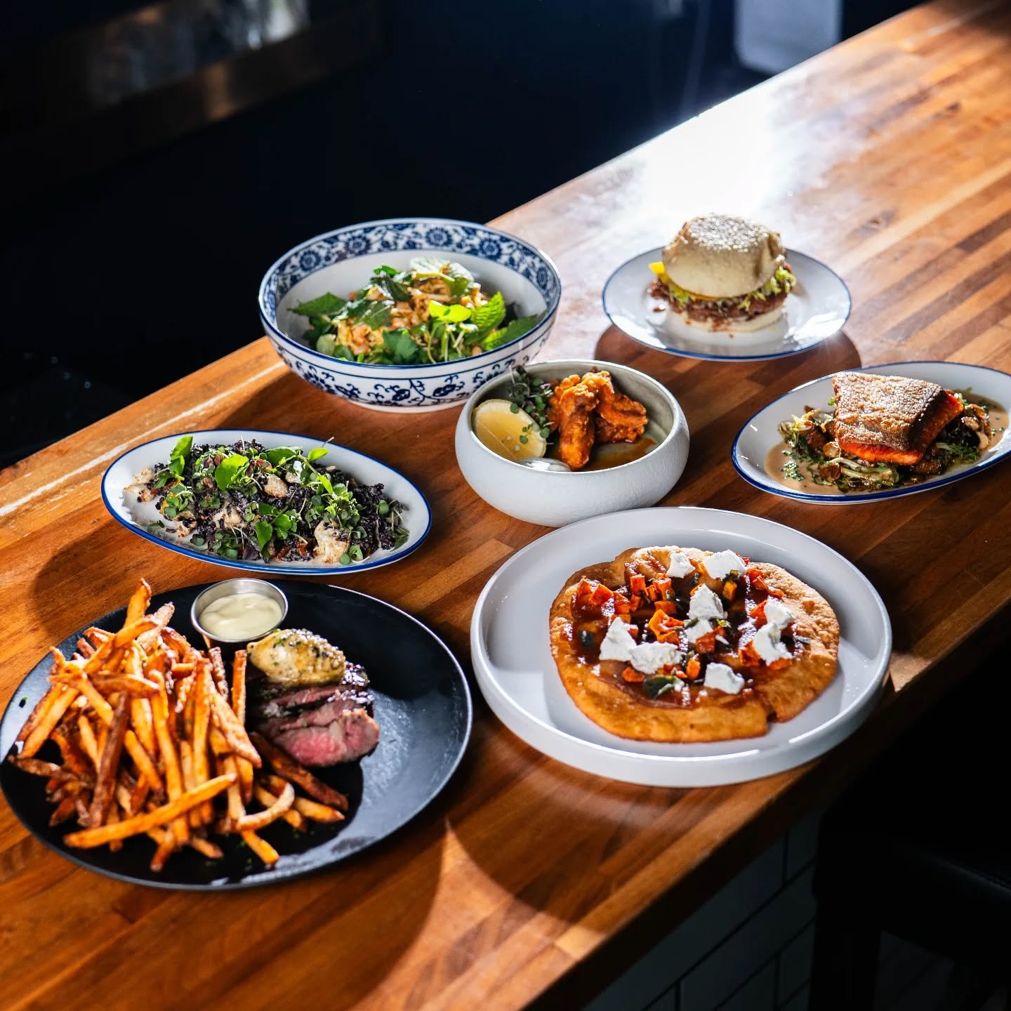 Steak frites, black rice salad, trout almandine, lamb burger. 
Just a few of your all time favorites return for the holiday season.
 
We'll be closed Wednesday 12/4 for a private party otherwise we're here from 5-9 Tuesday + Thursday &amp; 5-10 Frida