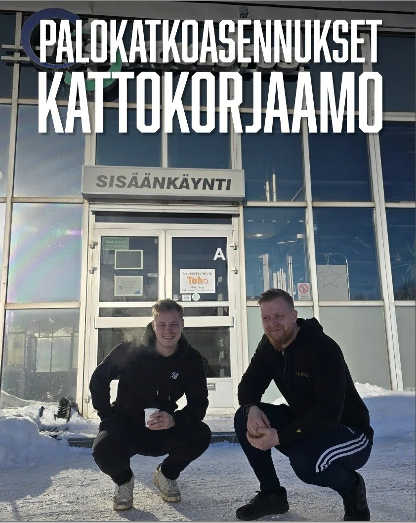 🔥 Palokatko asennukset ja tarkastukset osaksi kattokorjaamon palveluita!
Palokatkojen tarkastukset, korjaukset ja urakoinnit tulevat nyt vahvemmin mukaan Kattokorjaamon palveluihin! 💪
Olemme kouluttaneet asentajiamme palokatkoasennuksiin, ja osa ti