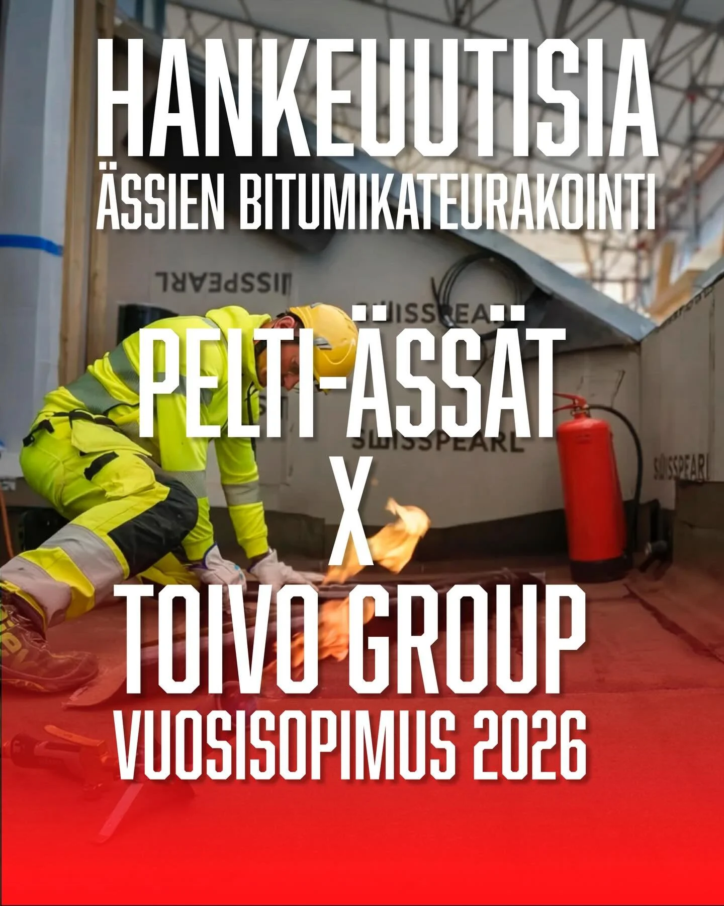 Pelti-&Auml;ssien bitumikateurakointi ja Toivo Group ovat solmineet vuosisopimuksen vesikattourakoinnin yhteisty&ouml;st&auml;.

Sopimus vahvistaa pitk&auml;j&auml;nteist&auml; kumppanuutta ja luo ennakoitavuutta tuleviin hankkeisiin. Yhteisty&ouml;n