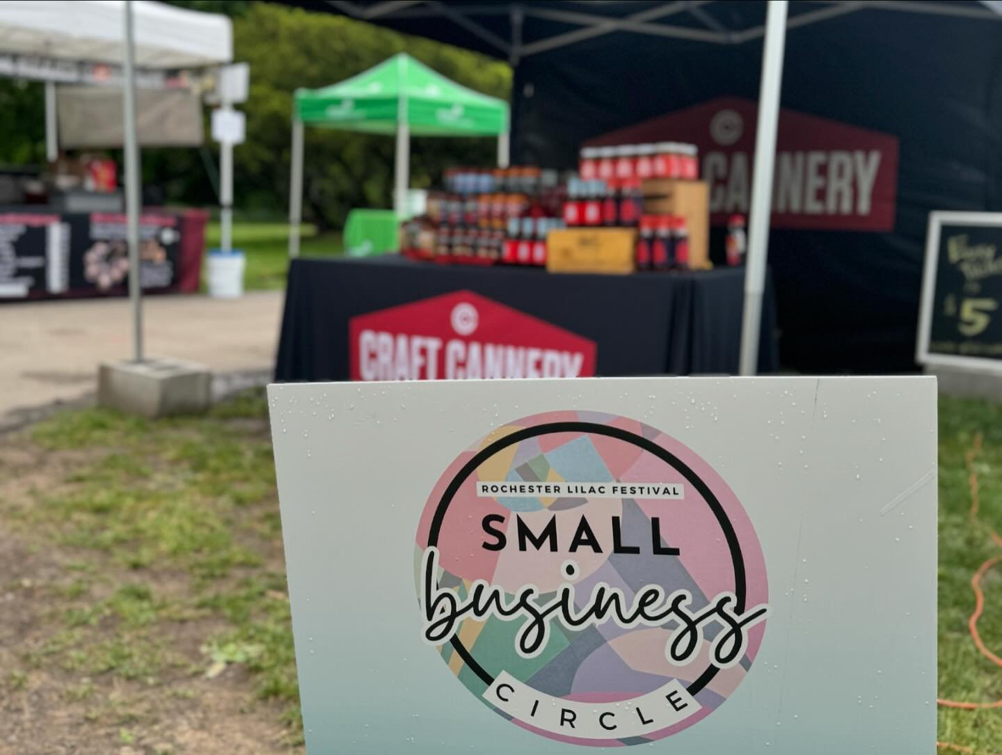 Find us in the NEW @roclilacfest Small Business Circle (up near the reservoir) all weekend with ALL Guglielmo&rsquo;s flavors (including specialty runs and seasonals), SLOW. Sauces (including free samples of our meat sauce), and SALSAcuse!