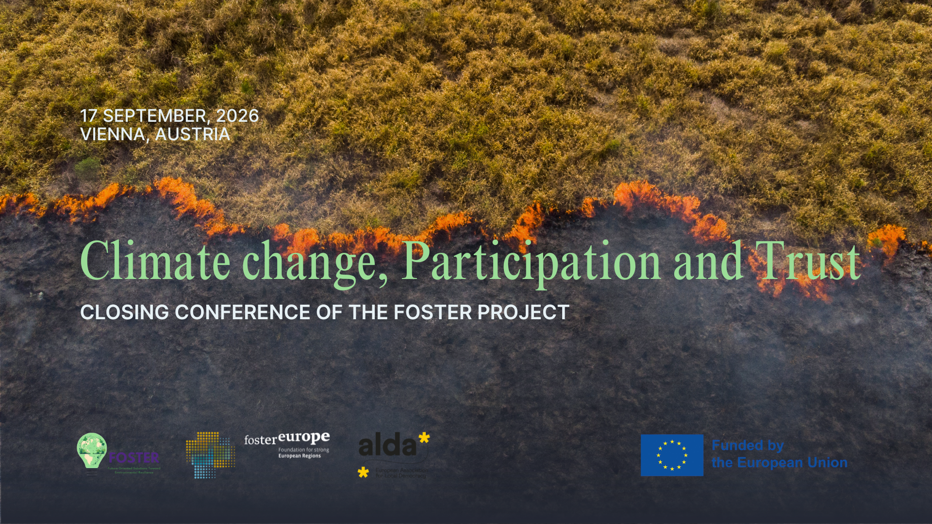 Climate Change, Participation and Trust - Closing Conference of the FOSTER Project