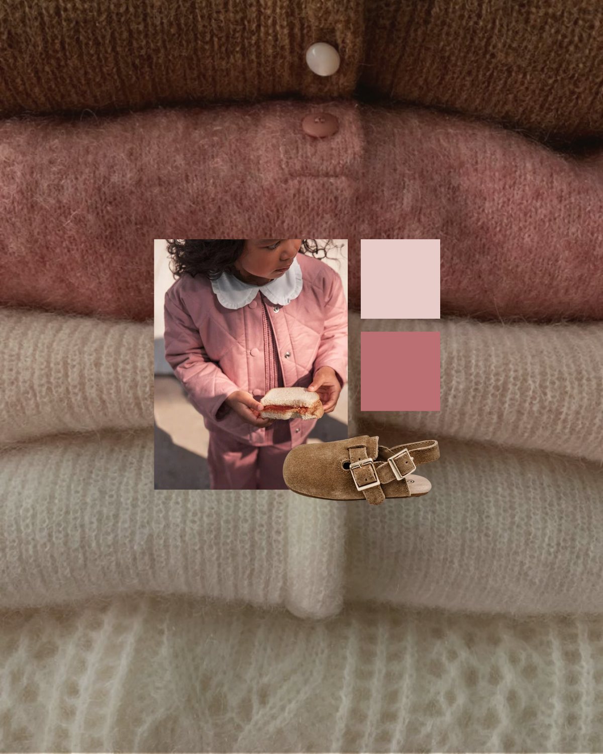 Fall Toddler Outfits in Dusty Rose & Blush Neutrals