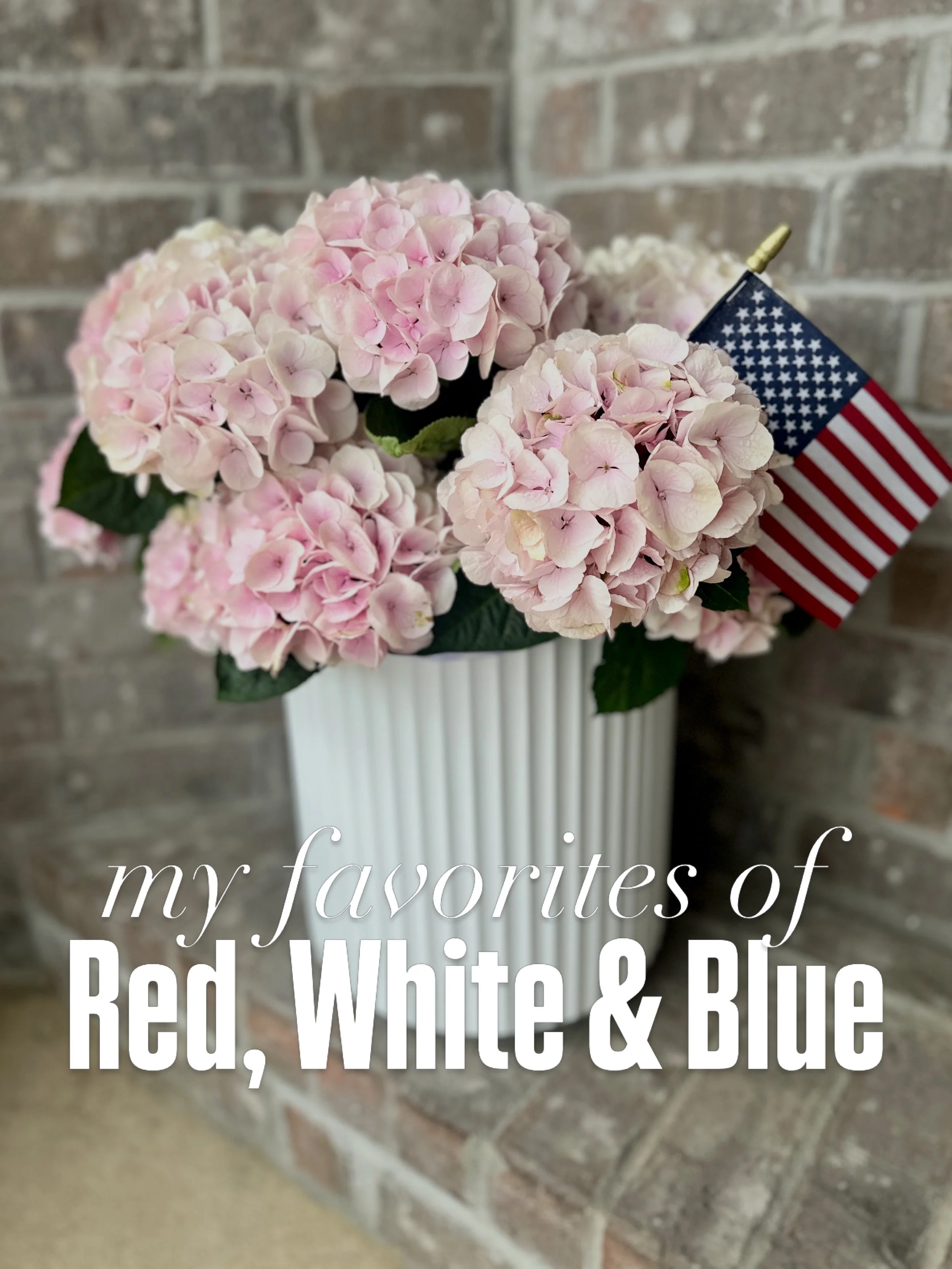 Thankfully Red, White, &amp; Blue will never go out of style!! &hearts;️🤍💙 These are my current favorites for my house, and my closet! Comment 🇺🇸 and I&rsquo;ll send you a message with where you can find these!! 

#redwhiteandblue #easystyles #mo