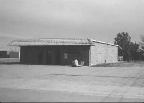 The credit union branch as it looked in 1973