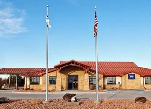 The credit union branch as it looked in 2012