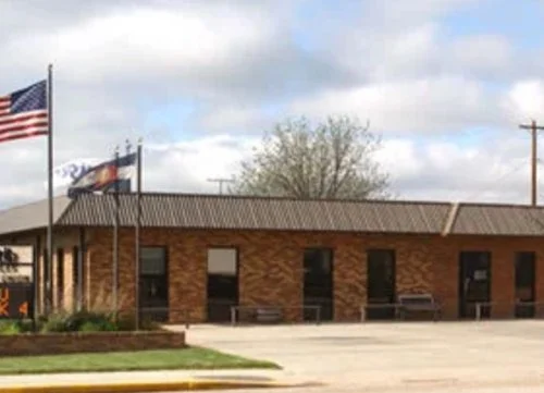 The credit union branch as it looked in 2007