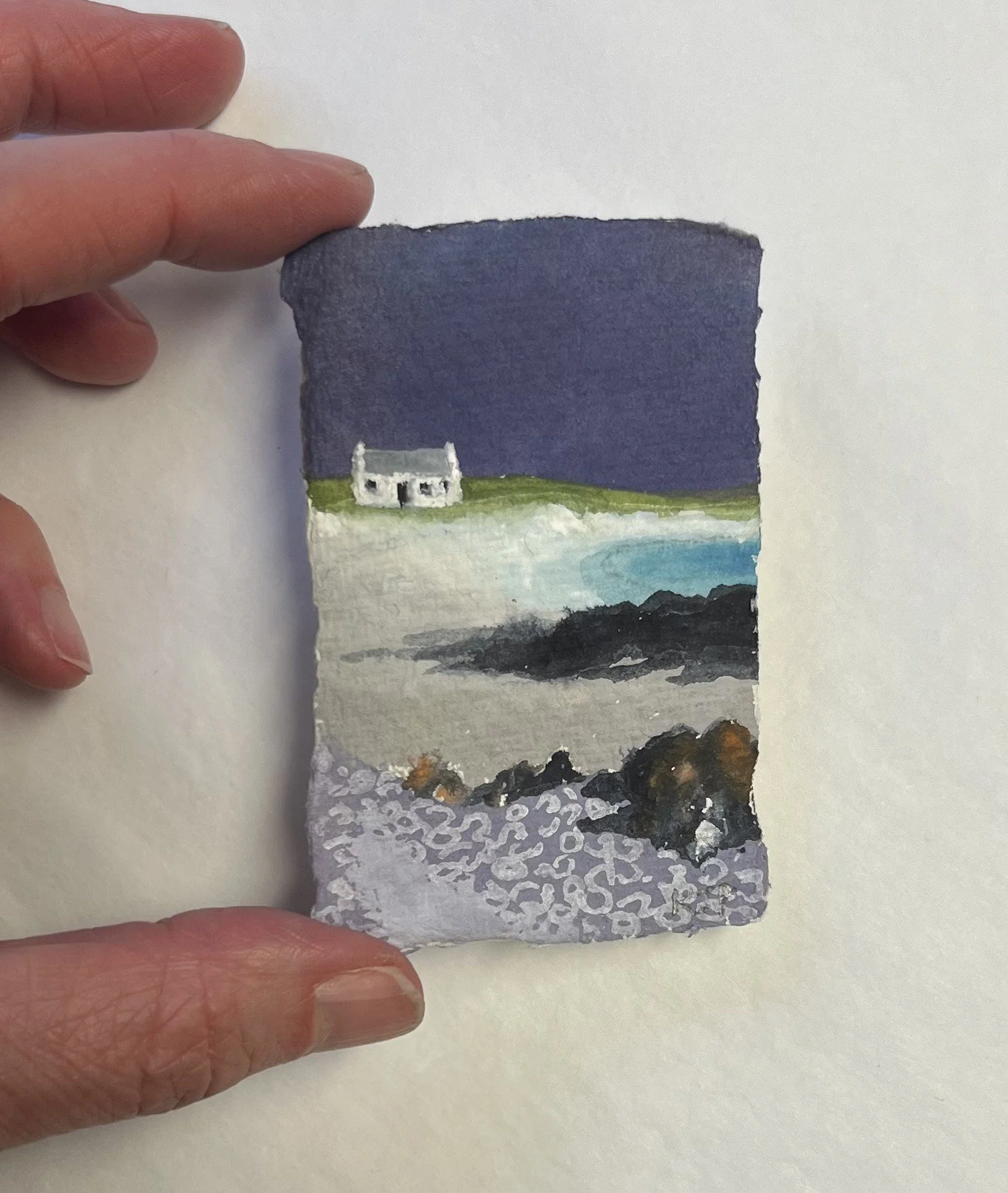 Small House, Violet Sky