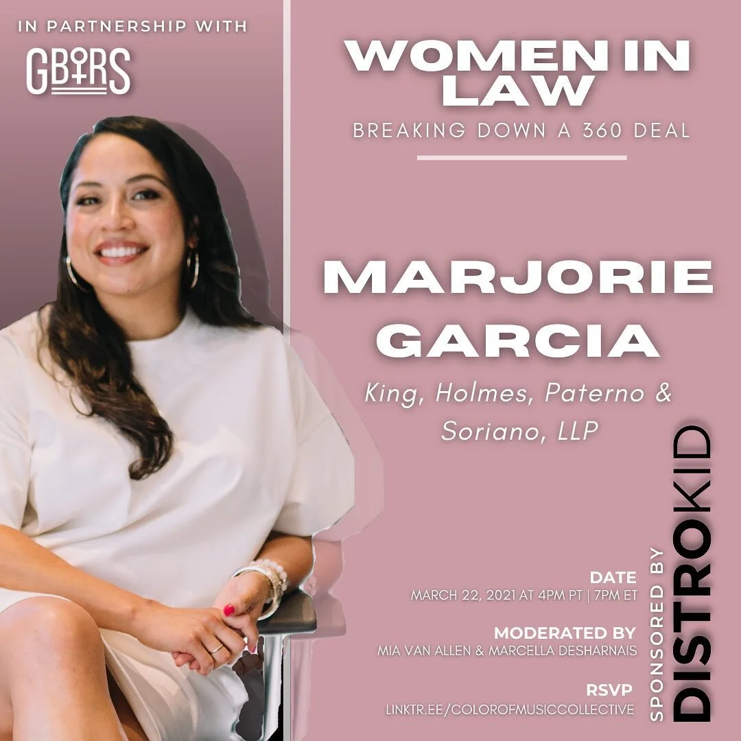How are women law professionals moving the needle in music industry? Find out tonight at 4 PM PT | 7 PM ET👩🏻&zwj;⚖️⚖️
.
.
Hear from 3 game-changing legal dealmakers and litigators who are making an impact in music industry in our panel brought to y