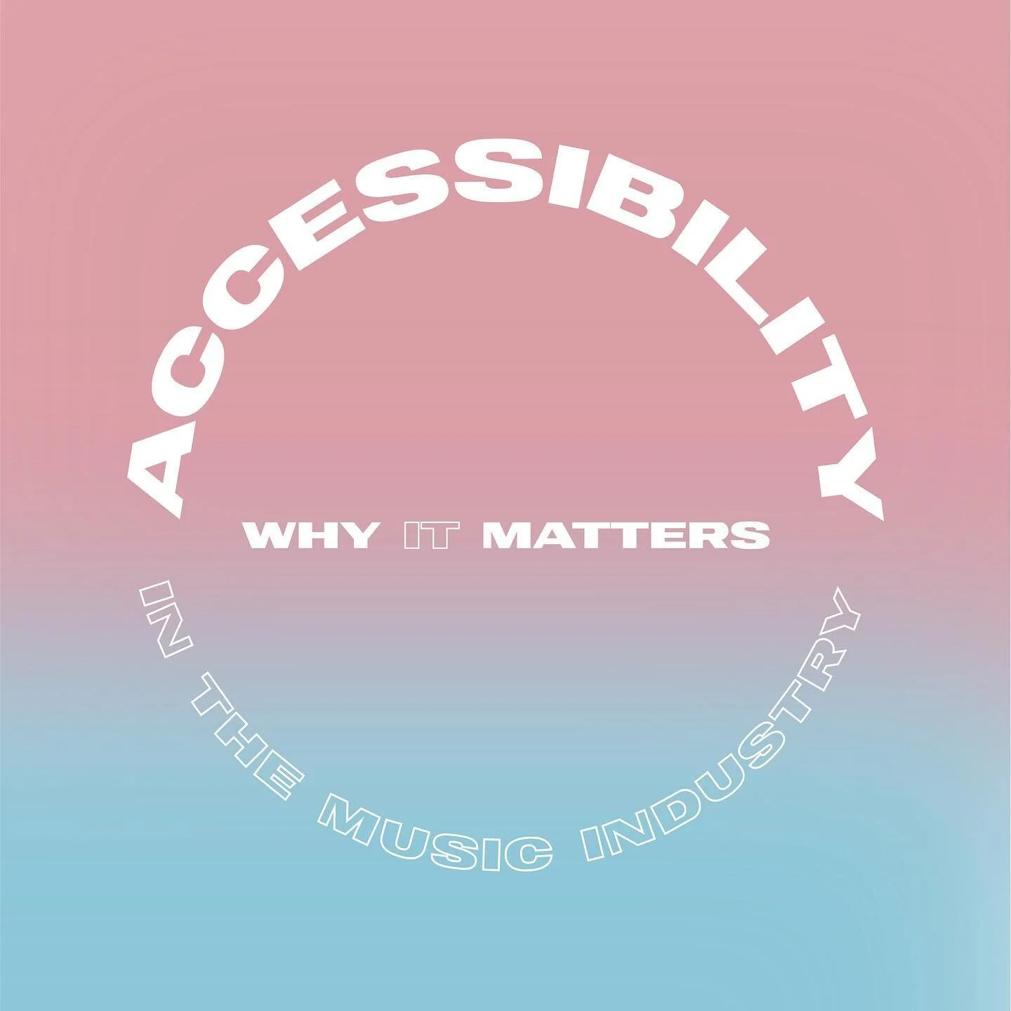 Accessibility is often considered an afterthought in the music industry. But it shouldn&rsquo;t be.👏🏽
.
Swipe ➡️ to see some ways that barriers to access occur from the artist side to the production side and strategies to create a more inclusive in