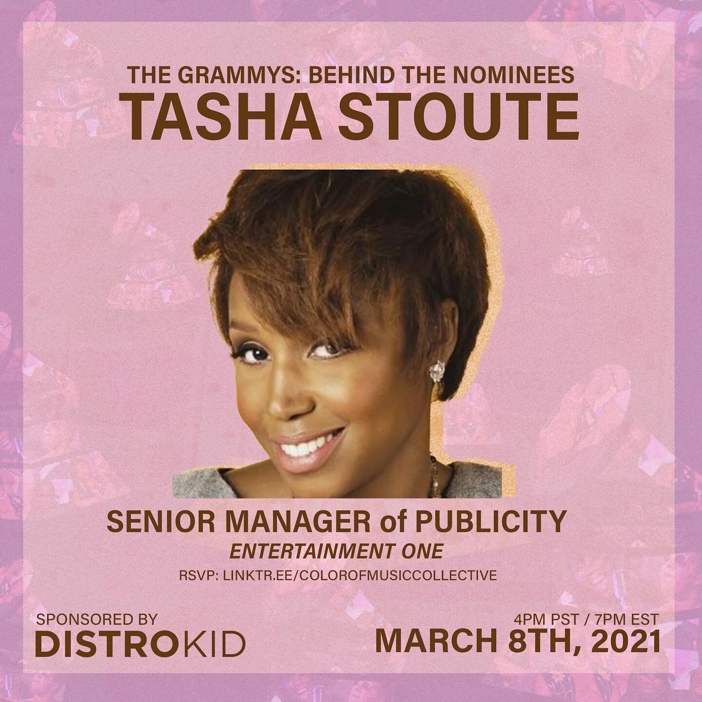 Get the scoop on the strategy behind today&rsquo;s and past years&rsquo; Grammy nominated legends like Black Pumas, Brittany Howard, EarthGang, Brandy and Chika - TONIGHT at 4 PM PT | 7 PM ET!👏🏽
.
Our panel, sponsored by @distrokid, will feature cr