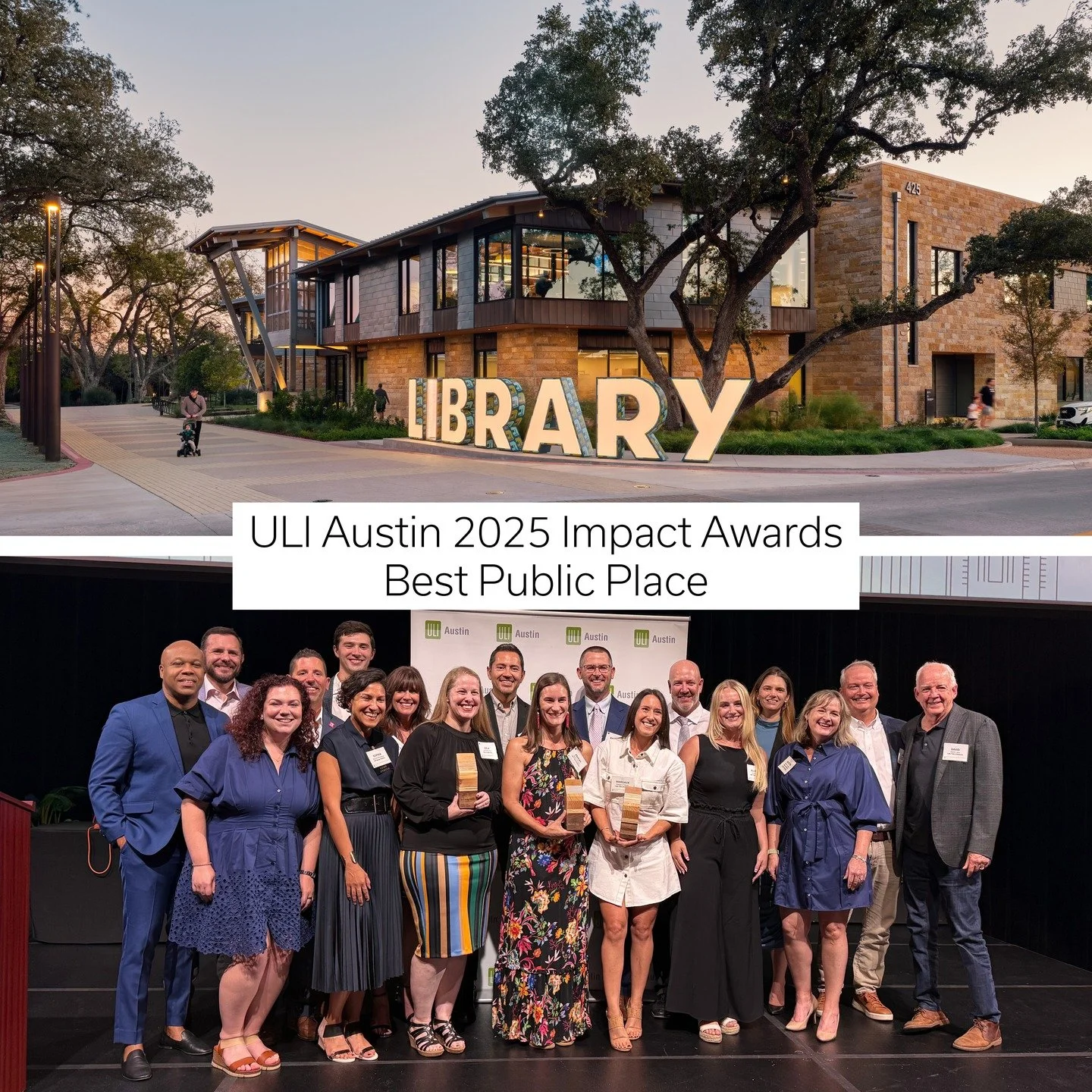 We&rsquo;re thrilled to share that Cedar Park Public Library has been named the ULI Austin 2025 Impact Awards Best Public Place! We&rsquo;re endlessly proud of our role in bringing this vibrant community space to life. Congratulations to the entire t