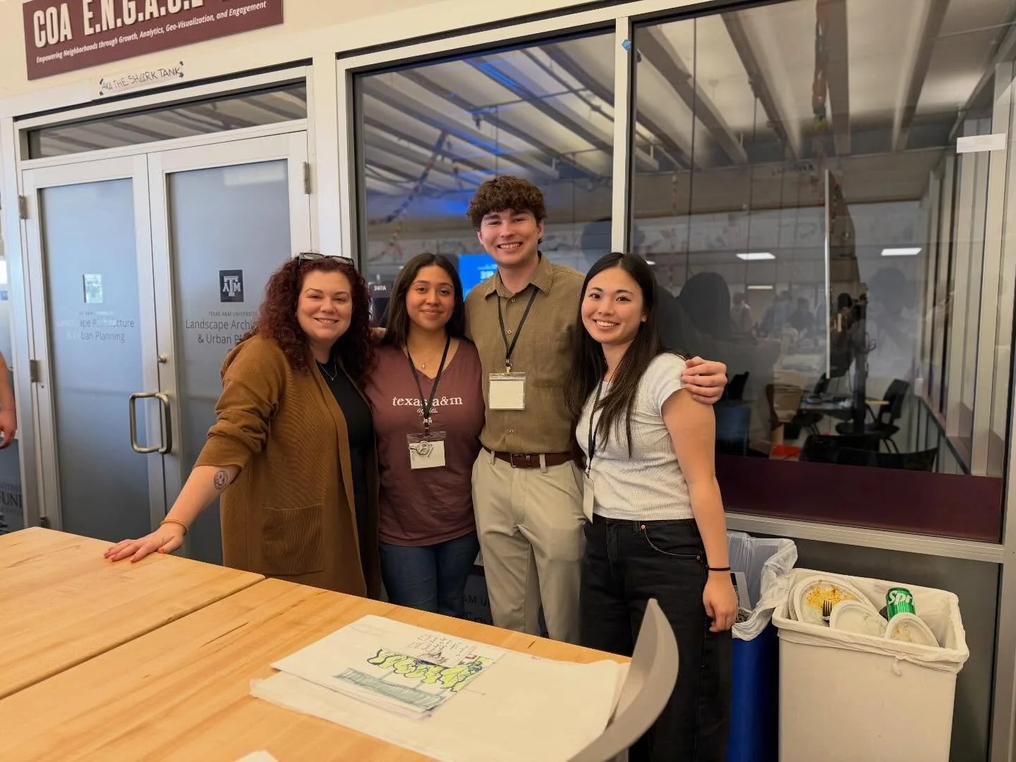 It was an Aggie-filled week at Coleman &amp; Associates last week! Ashley and Jose led a charette at Aggie Workshop, met @tamulaup students at Career Fair, and attended the Professional Advisory Board dinner!

#tamu
#gigem
#aggieworkshop
#landscapear