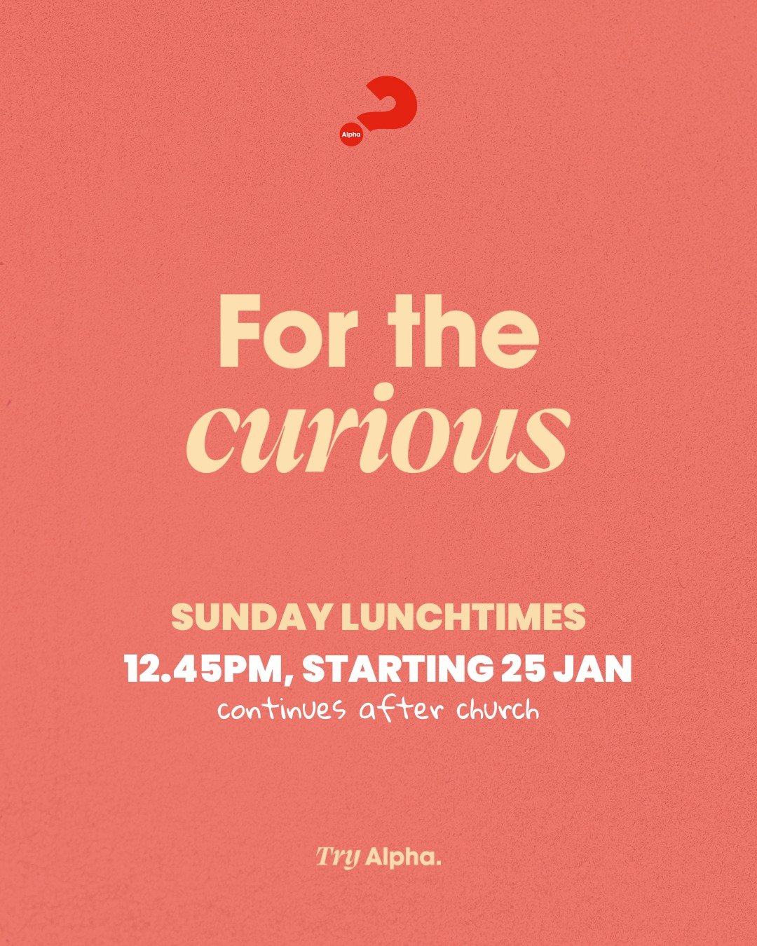 Want to meet new people and explore the Christian faith together? Try Alpha. Each session unpacks a big question of life, faith and purpose, and is designed to spark conversation. Sound good? Check out the website at hrbc.org.uk/alpha for full detail