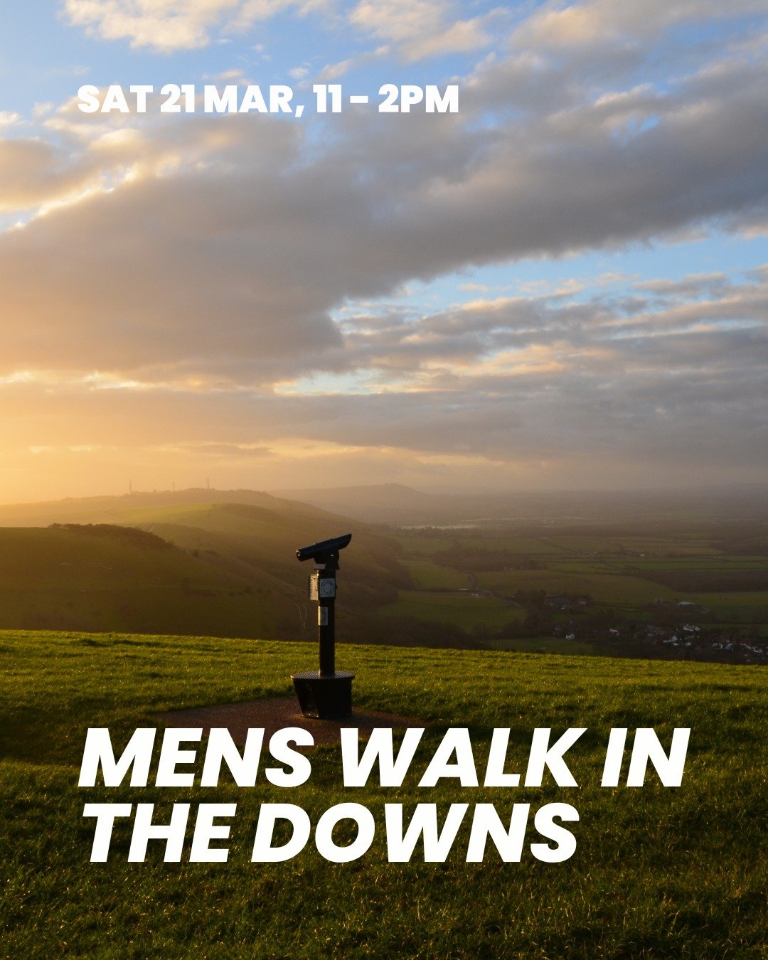 Next Saturday (21 Mar) is the Mens Walk in the Downs. It's an amazing opportunity to make new friends and share each others burdens! Join us for the whole walk, stop halfway or just join for lunch at the end. Full details online at hrbc.org.uk/men