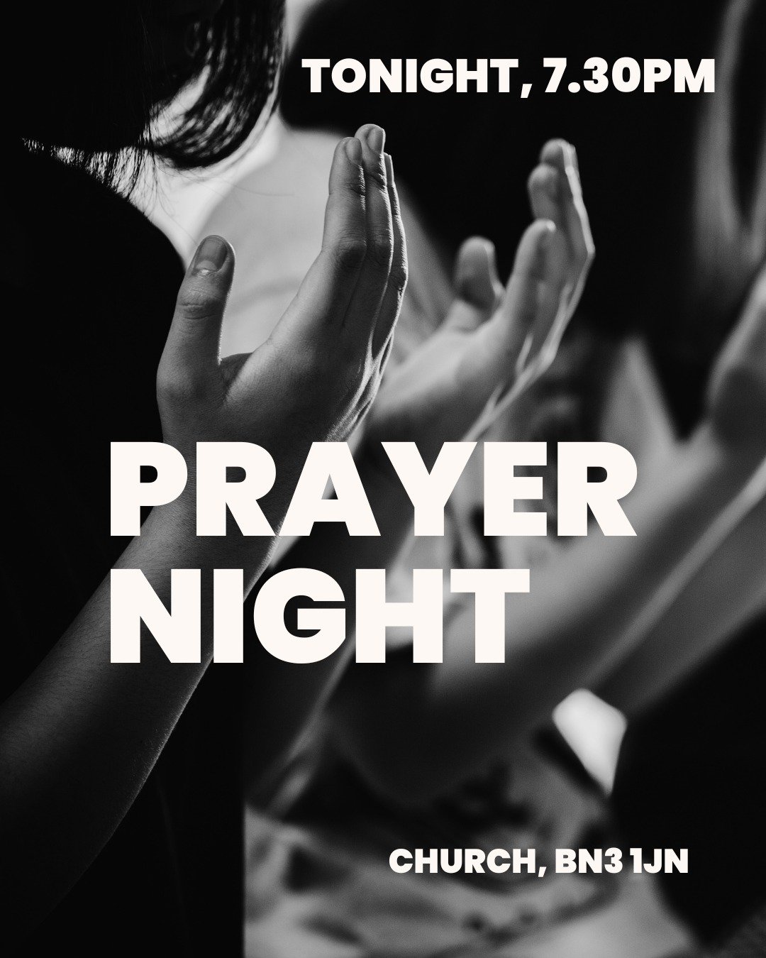 All are welcome to join us this evening for our monthly prayer night in the church. We have worship and pray for different people and places, across our city and our world.