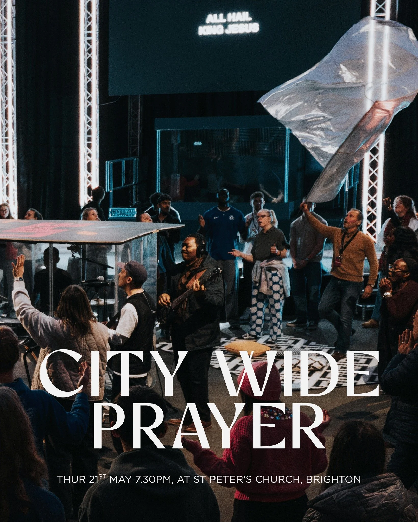 Join us TONIGHT as we join with other churches across the city for a powerful time of prayer and worship.

➡7.30pm
📍 St. Peter's Church, Brighton