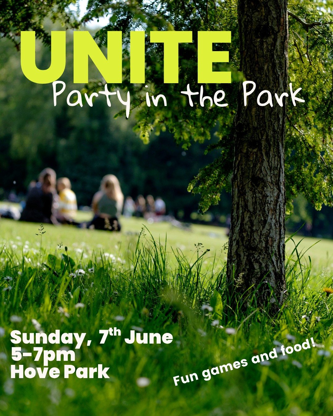 Are you 18-35? Come and join our end of term event for students and young adults. Meet us at Hove Park, near the playpark, for some games and food! If it's wet weather, we'll meet at church instead.