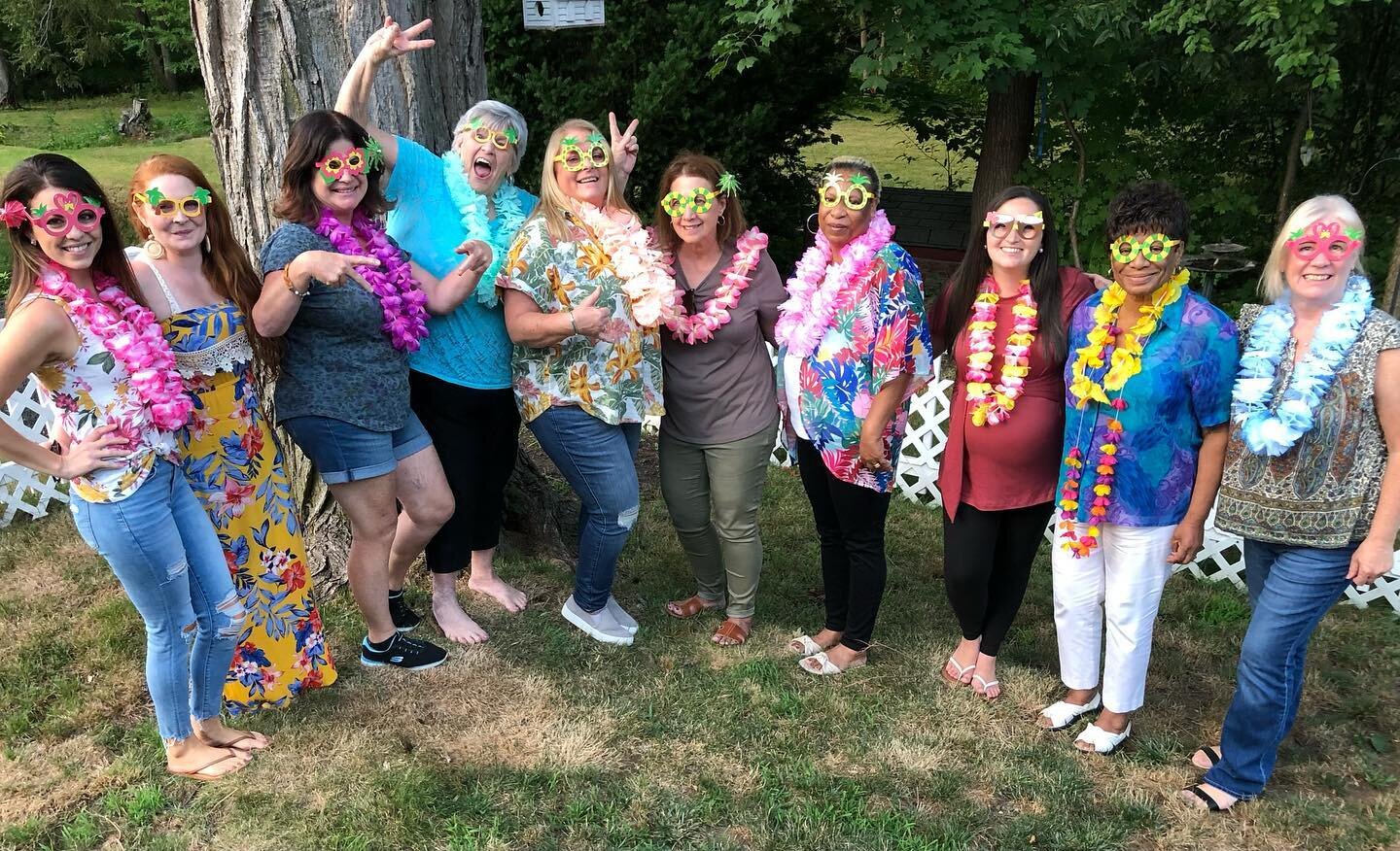 So many laughs at our women&rsquo;s luau tonight! 🌸 

#mymotionchurch #community #waterburyct #brasscity #connecticutchurch #womensministry