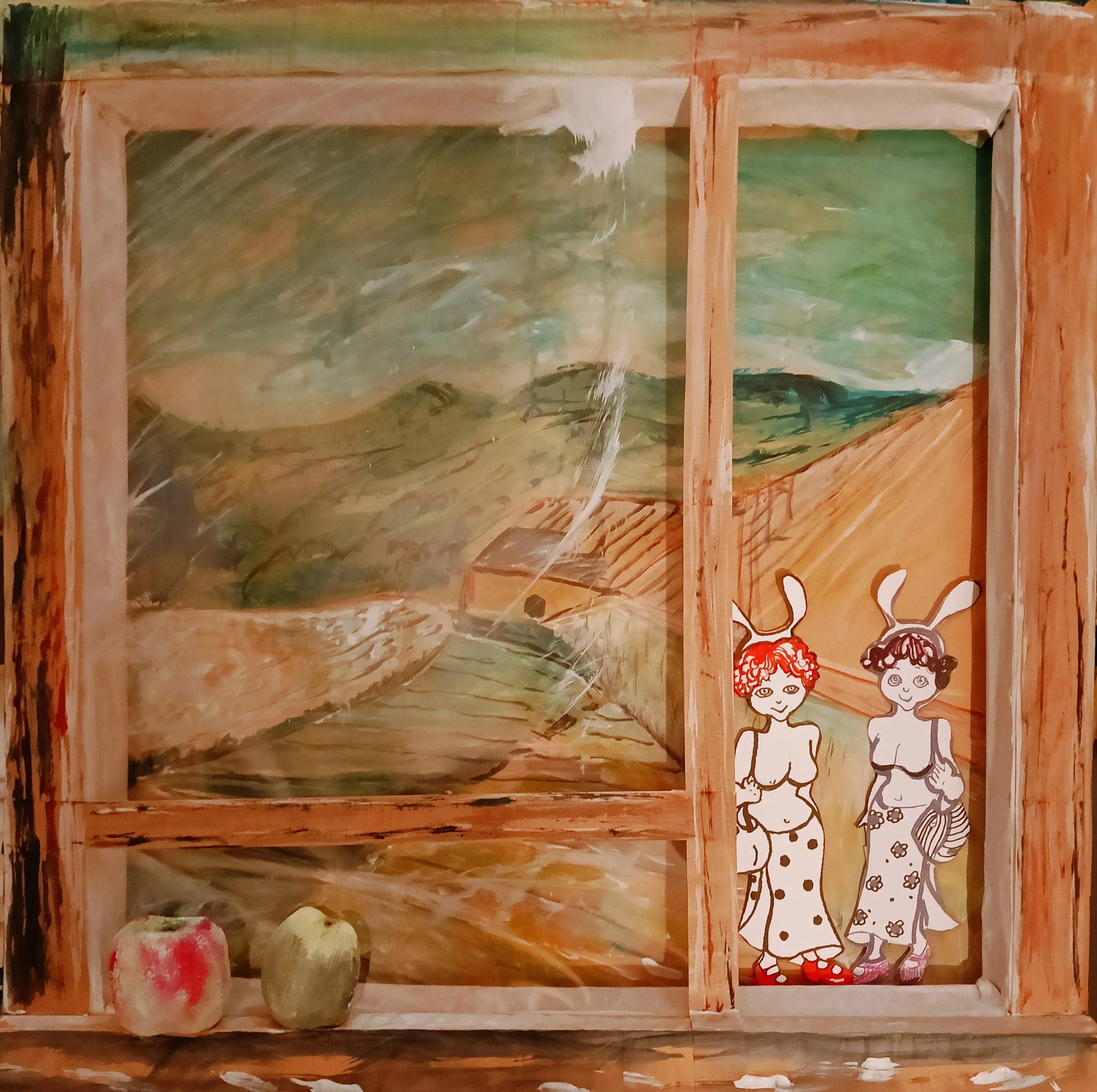 La casa dellanonna - 60x60 - carta su tavola - 2026