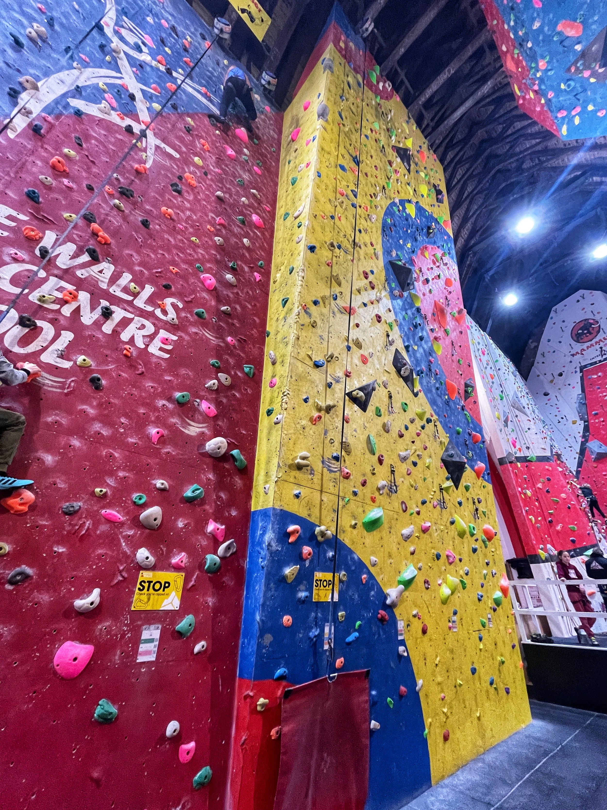 introduction to rock climbing session with yonder adventure company