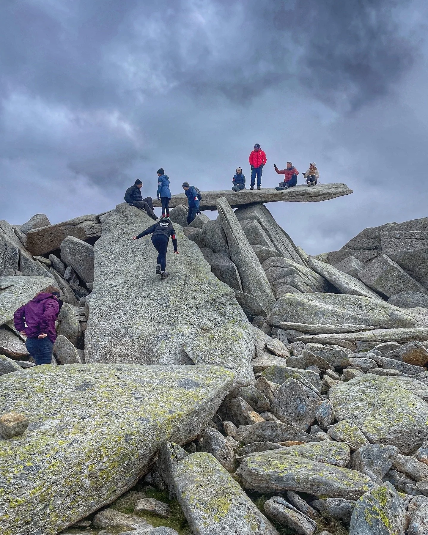 Step into the otherworldly beauty of the Glyderau Mountains. 

A rugged playground of jagged peaks, mystical rock formations, and epic adventures. 🏔✨ 

📊 **Glyderau by the Numbers:** 

- **Glyder Fawr:** 1,001m (3,284ft) 

- **Glyder Fach:** 994m (