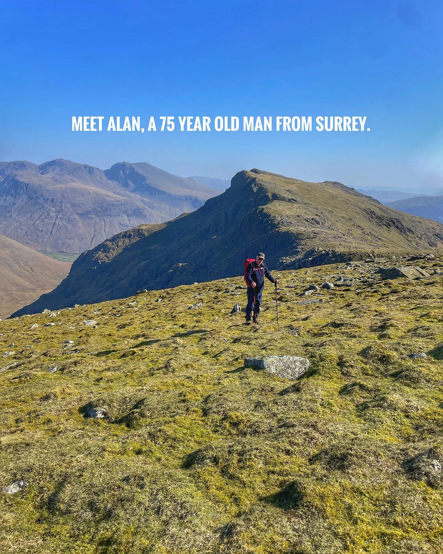 What i love most about working in the outdoors is helping people overcome challenges, achieve their goals and conquering their fears 🙌🏼. Super impressed with Alan on our Tuesday bespoke mountain walk! #hiking #hikinguk #ukhiking #lakedistrictuk #mo
