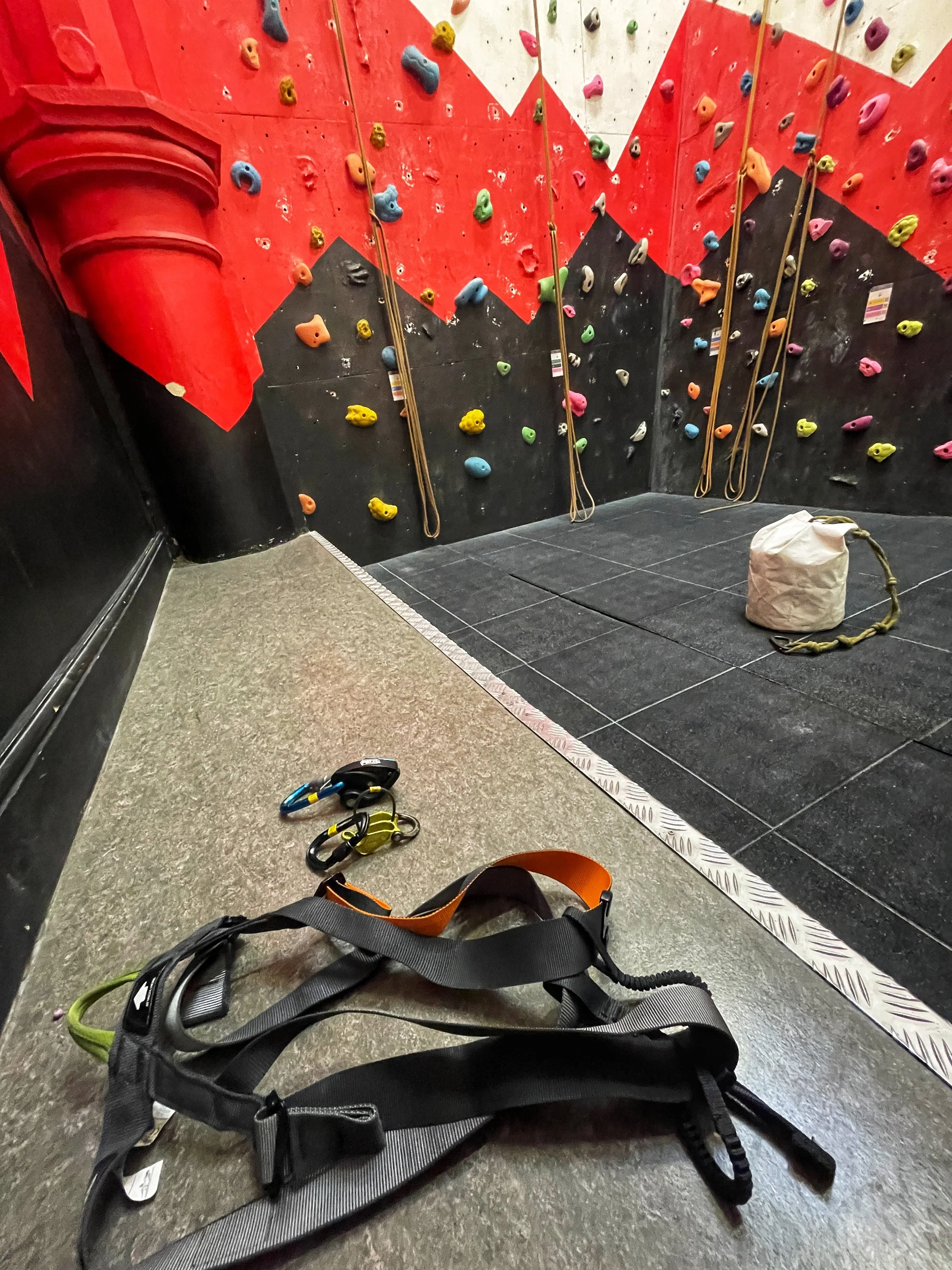 introduction to rock climbing session with yonder adventure company