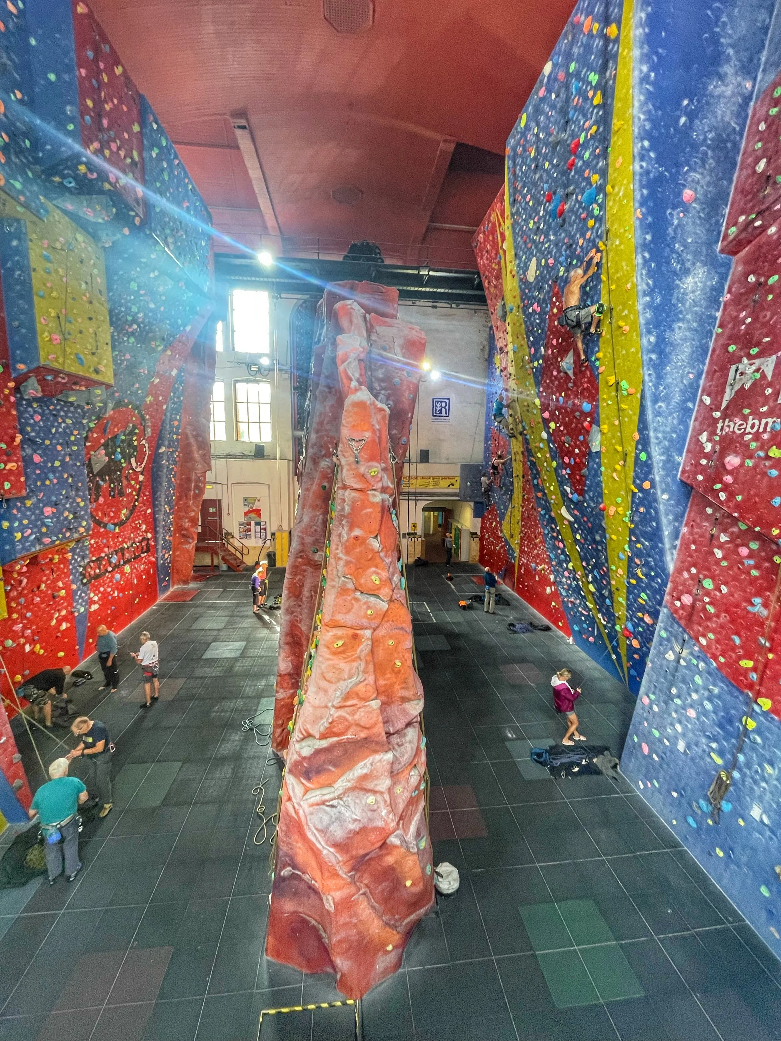 introduction to rock climbing session with yonder adventure company