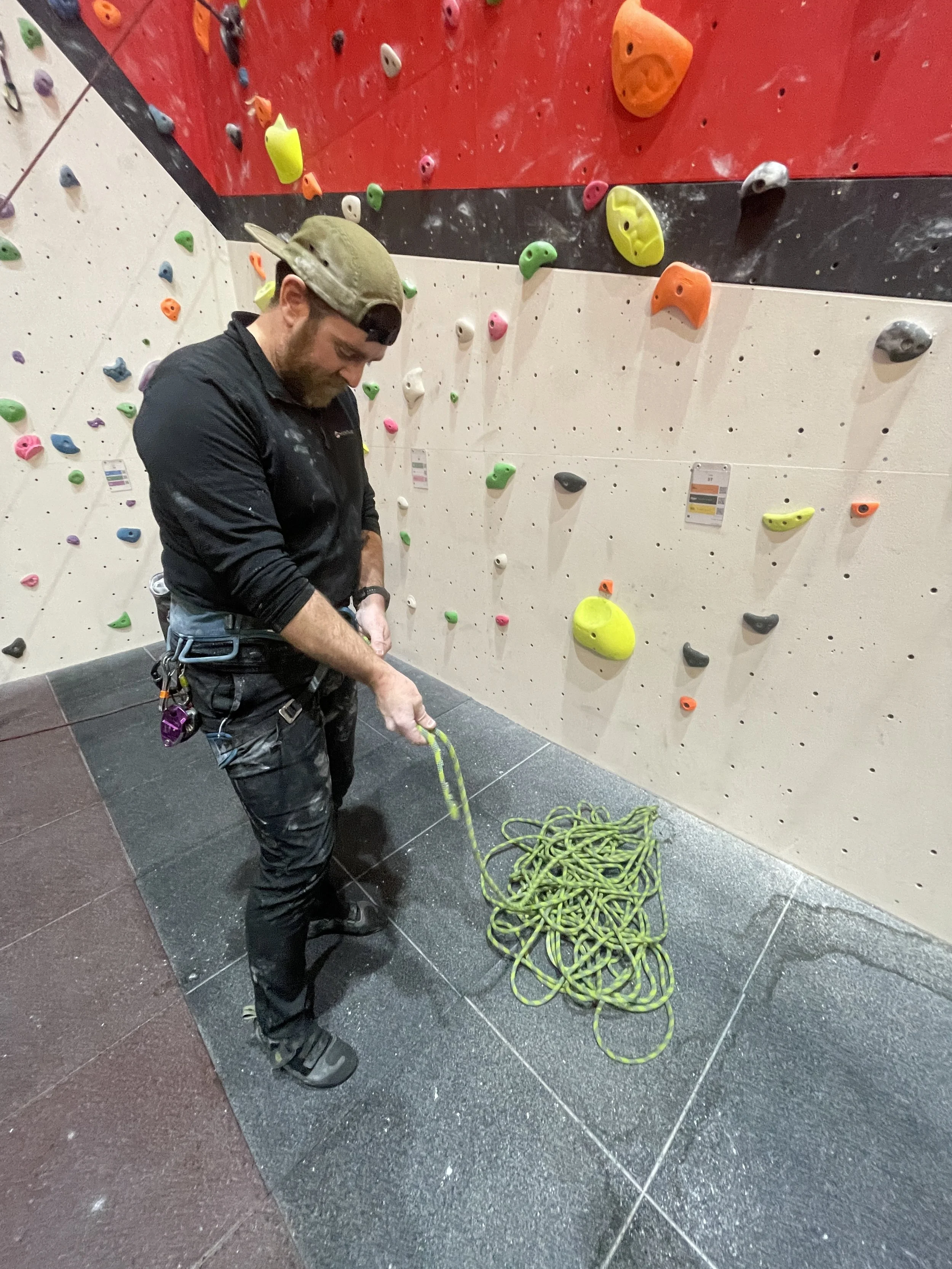 introduction to rock climbing session with yonder adventure company