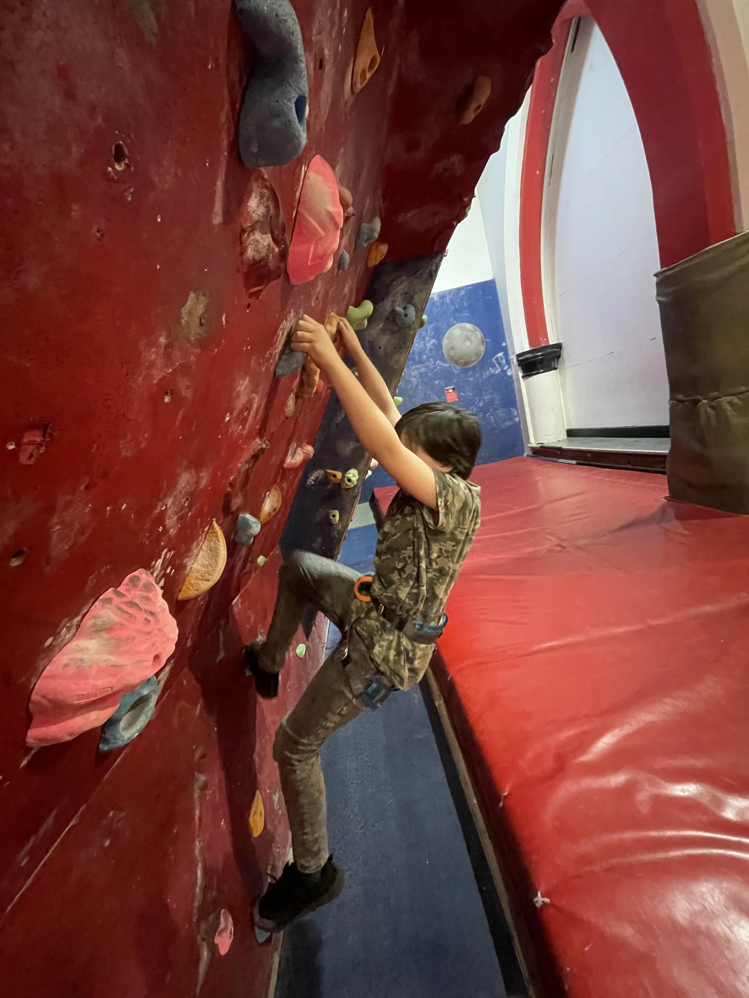 introduction to rock climbing session with yonder adventure company