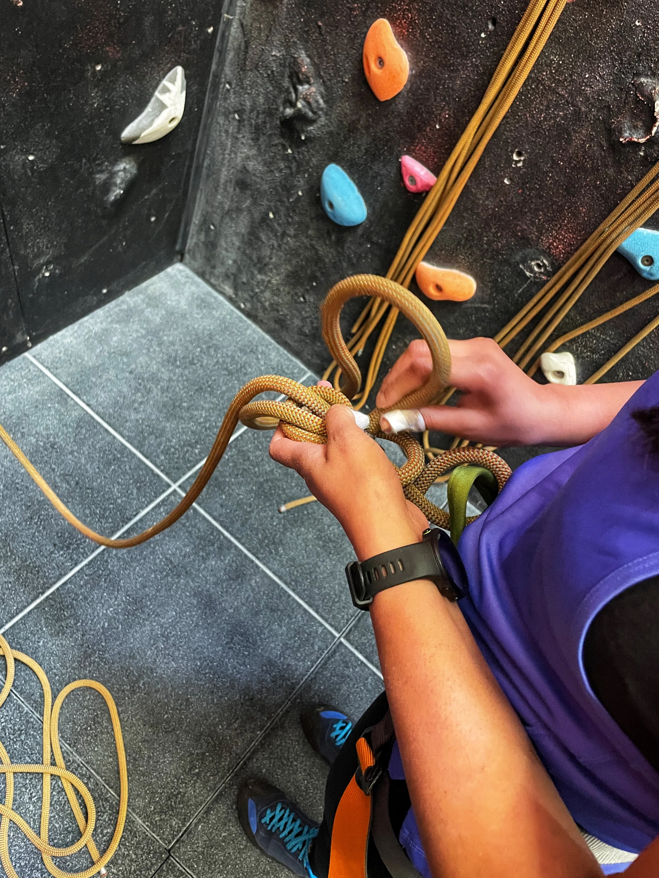 introduction to rock climbing session with yonder adventure company