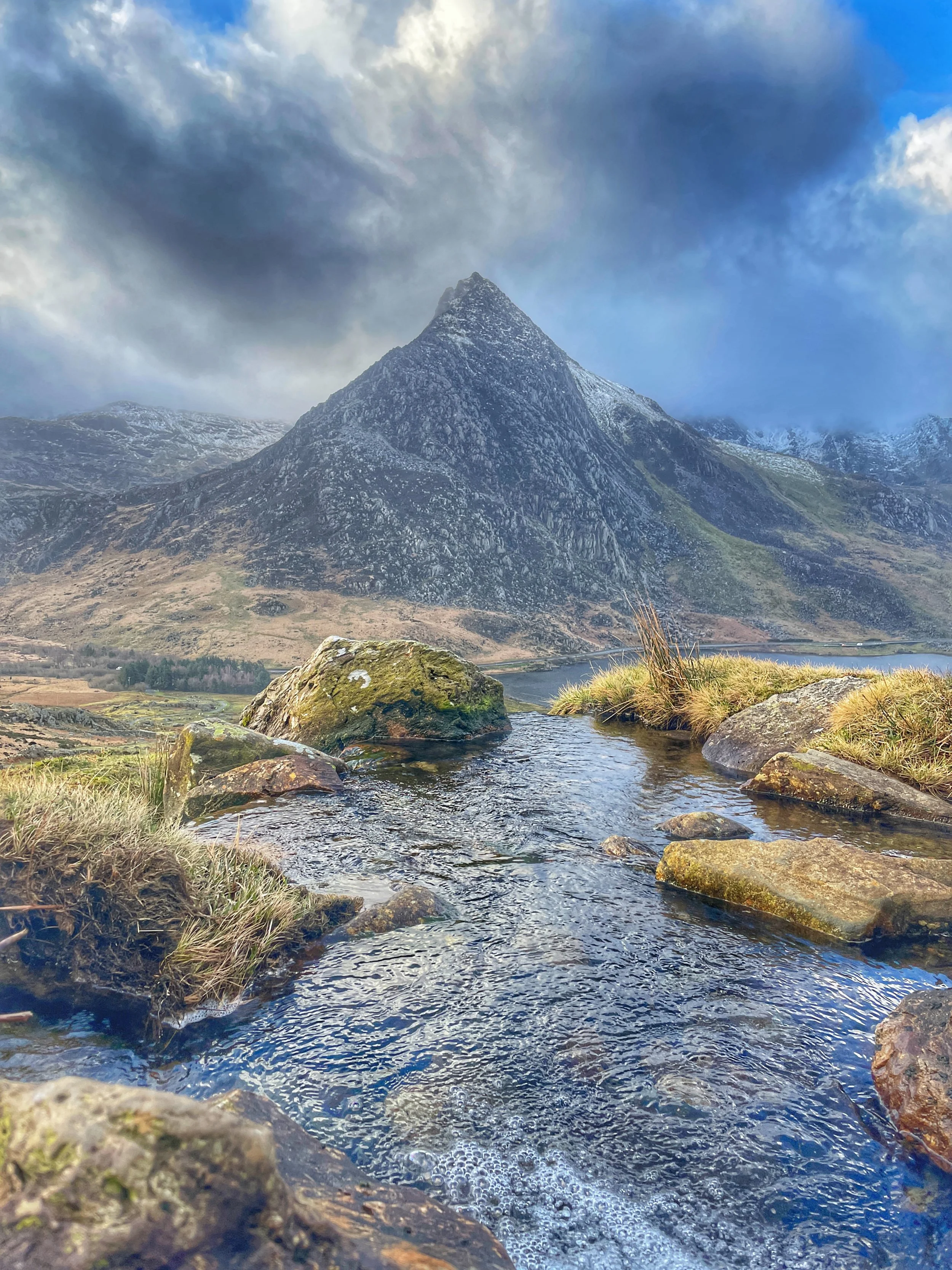 The View of Tryfan from the Carneddau mountains in Snowdonia - Guided Mountain Walk.