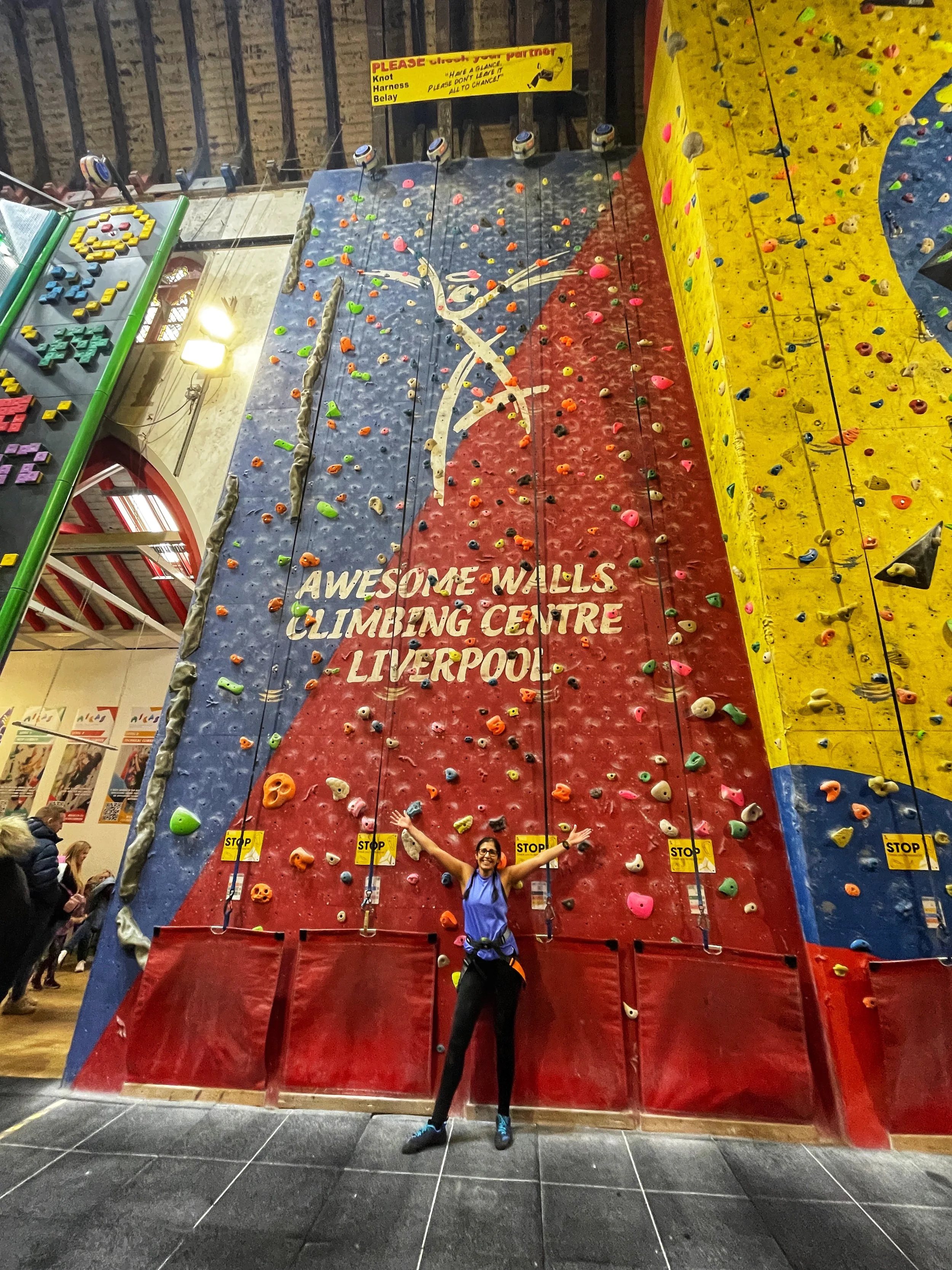 introduction to rock climbing session with yonder adventure company