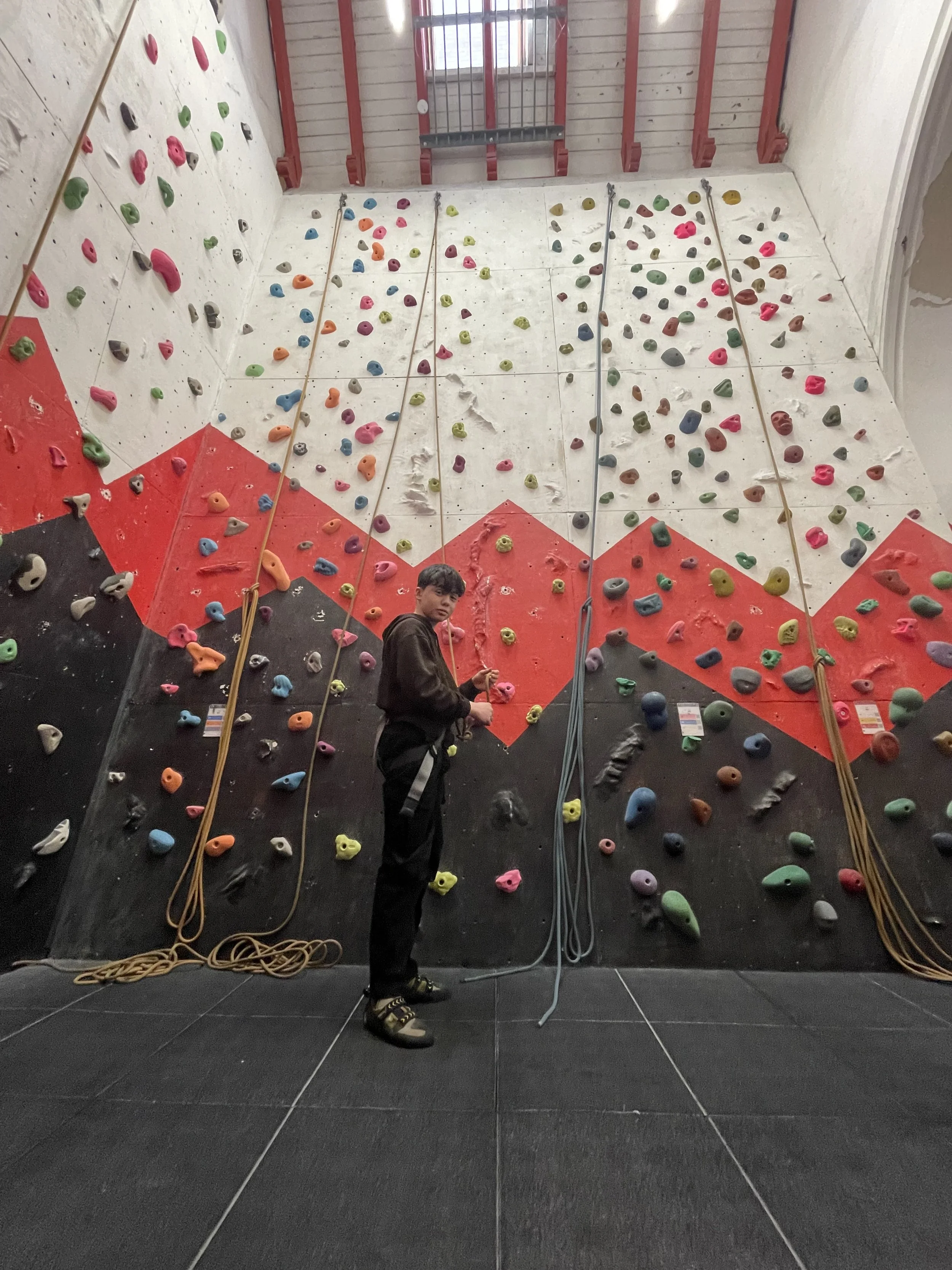 introduction to rock climbing session with yonder adventure company