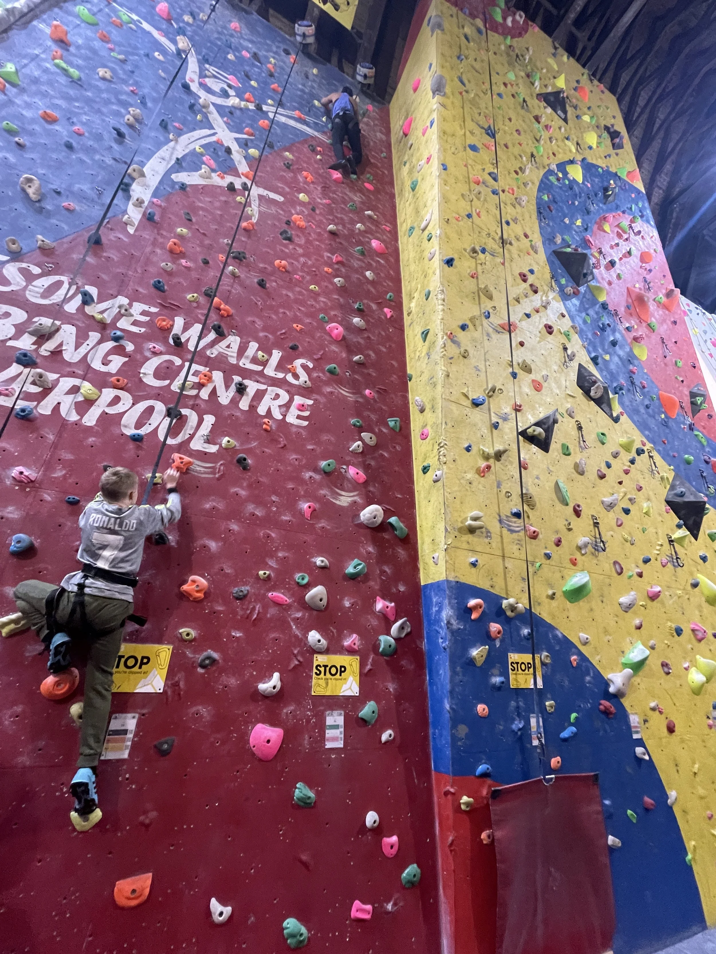 introduction to rock climbing session with yonder adventure company